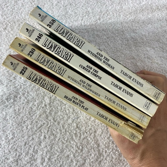 Vintage Longarm Action Western Romance Novel x4 - Picture 11 of 14